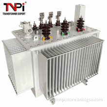 3 phase Oil Hermetically sealed transformer 630KVA 13.8KV
